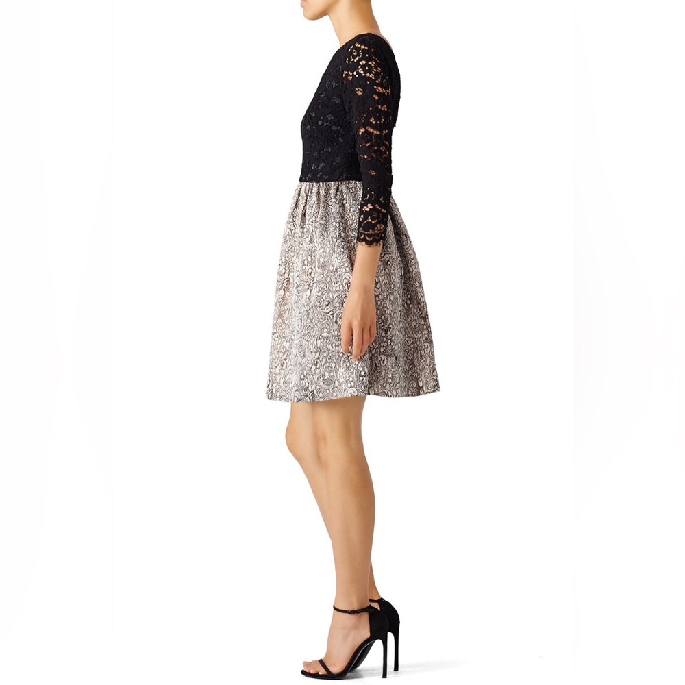 NWOT ERIN Erin Fetherston Black Lace Polly Dress Women’s Size 2 - Picture 5 of 17